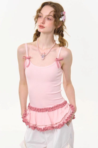 Summer Lace Knit Camisole