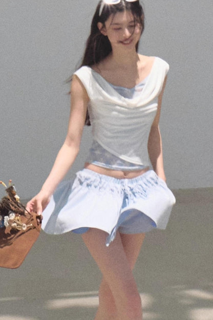 Rising Check Slim-Fit T-Shirt