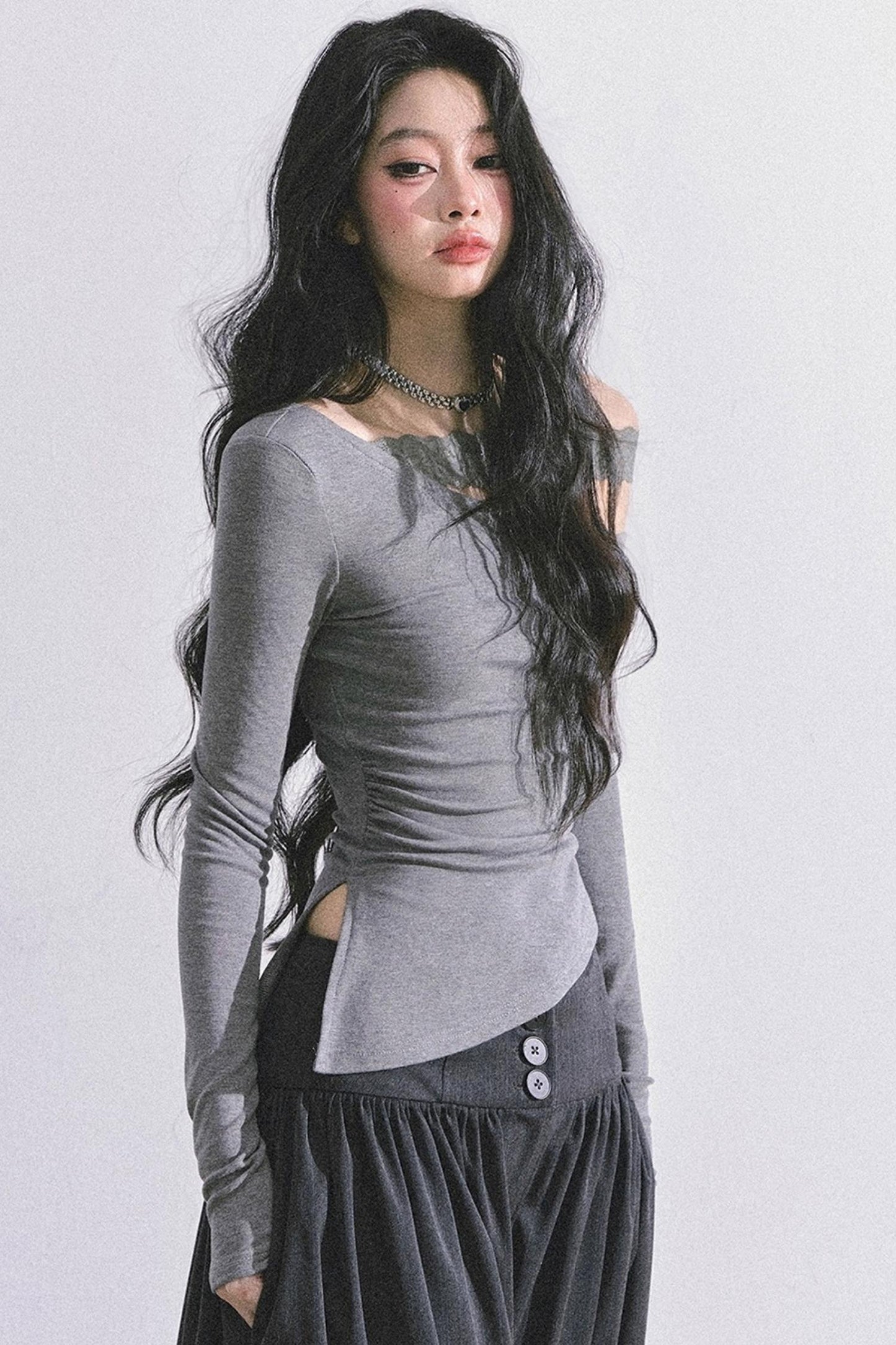 Barbaric Lace Off The Shoulder Top