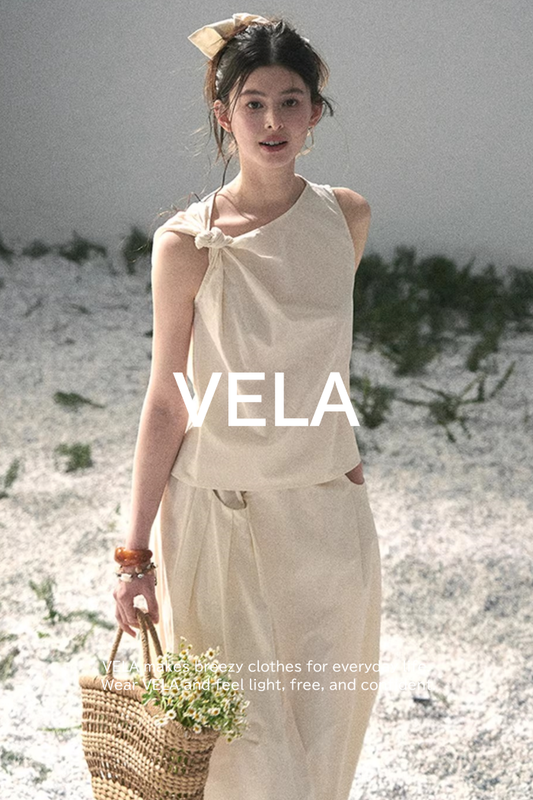 White Pleated Summer Set-Up