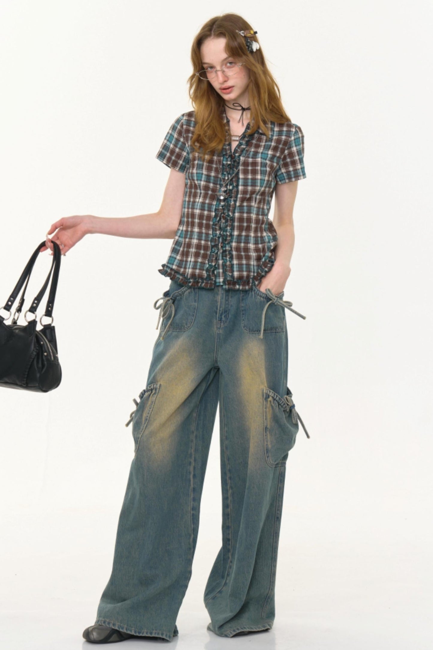 Plaid Short Sleeve Shirt