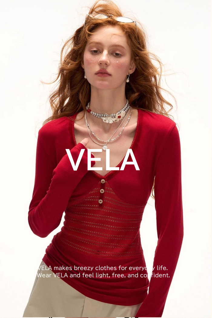 Patchwork V-Neck Long-Sleeved T-Shirt