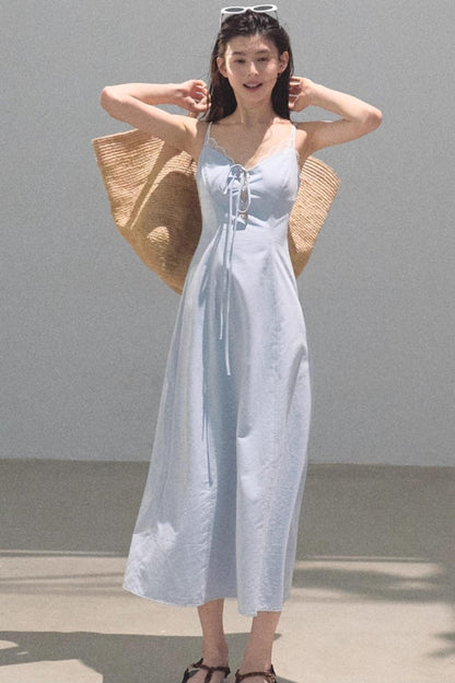 Tranquility Denim Slip Dress