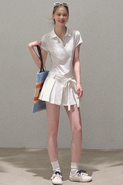 Cool Cotton Polo Skirt Set-Up