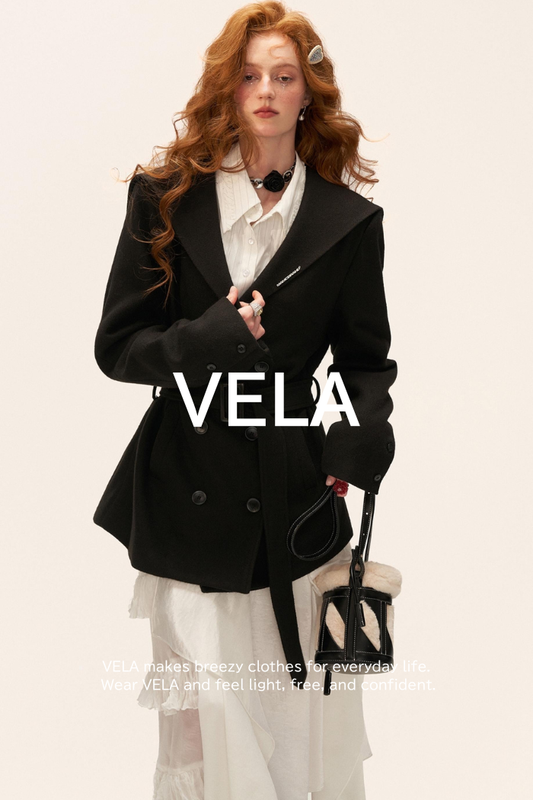 College Style Woolen Coat