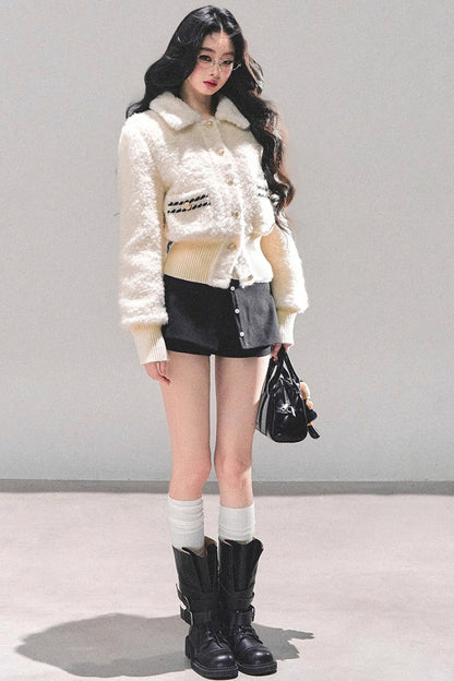 Black Autumn A-Line Shorts