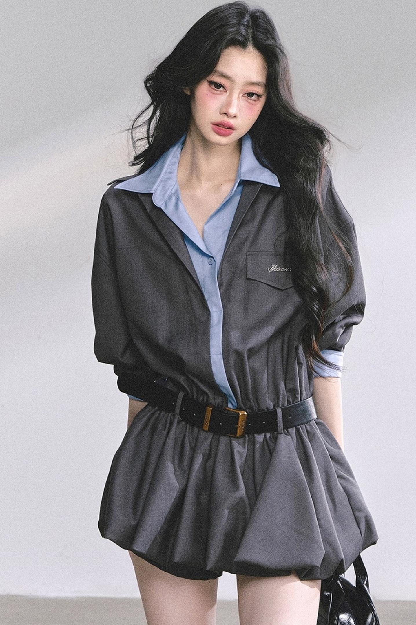 Autumn Bud Slim Dress Set-Up