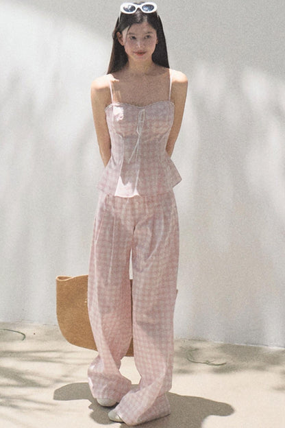 Wide-Leg Tencel Hemp Pants