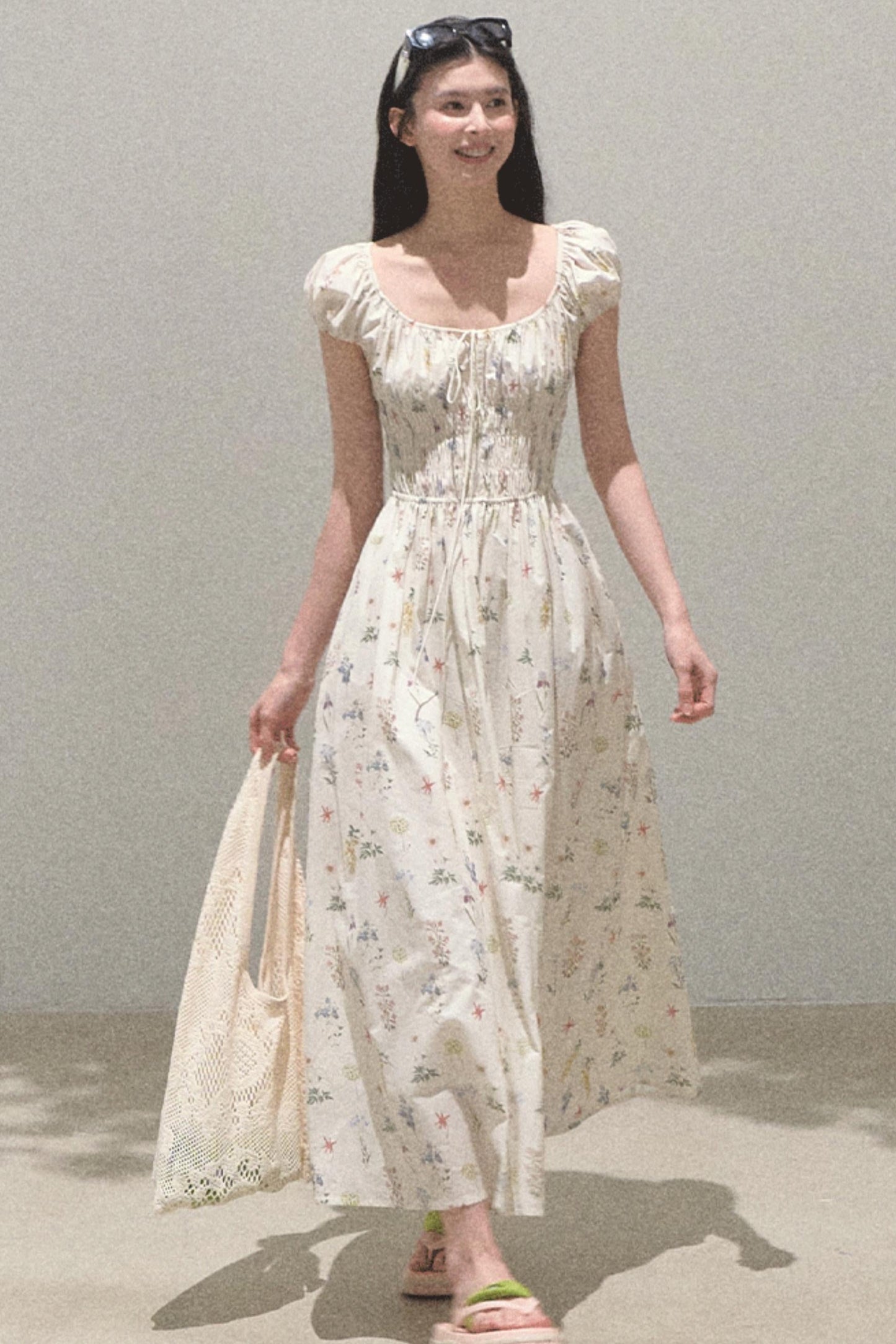 Blissful Tomato Leaf Dress