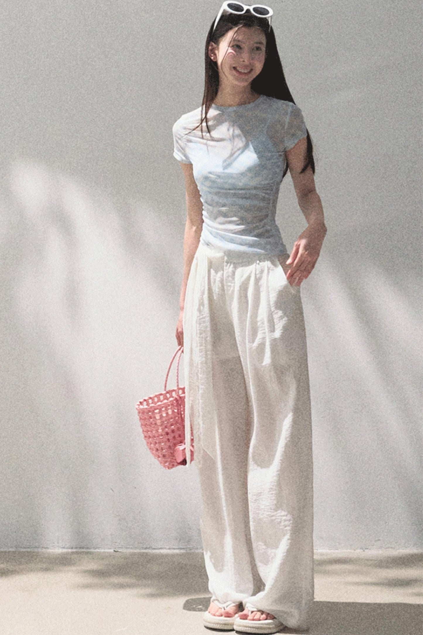 Stretch Chambray Camisole Set