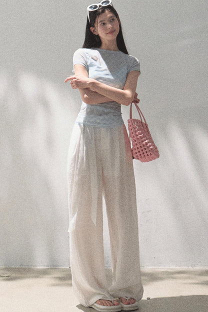 Stretch Chambray Camisole Set