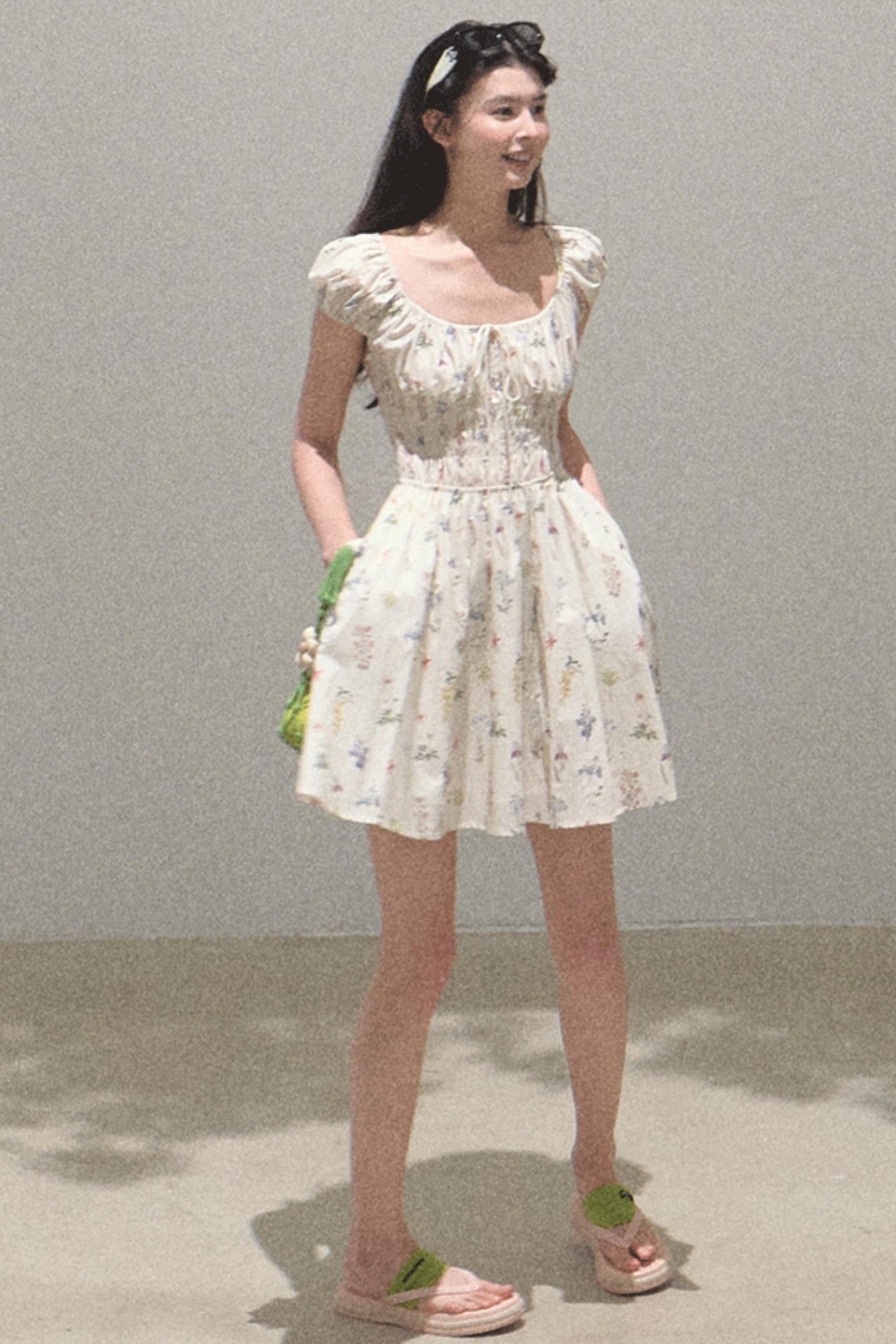 Blissful Tomato Leaf Dress