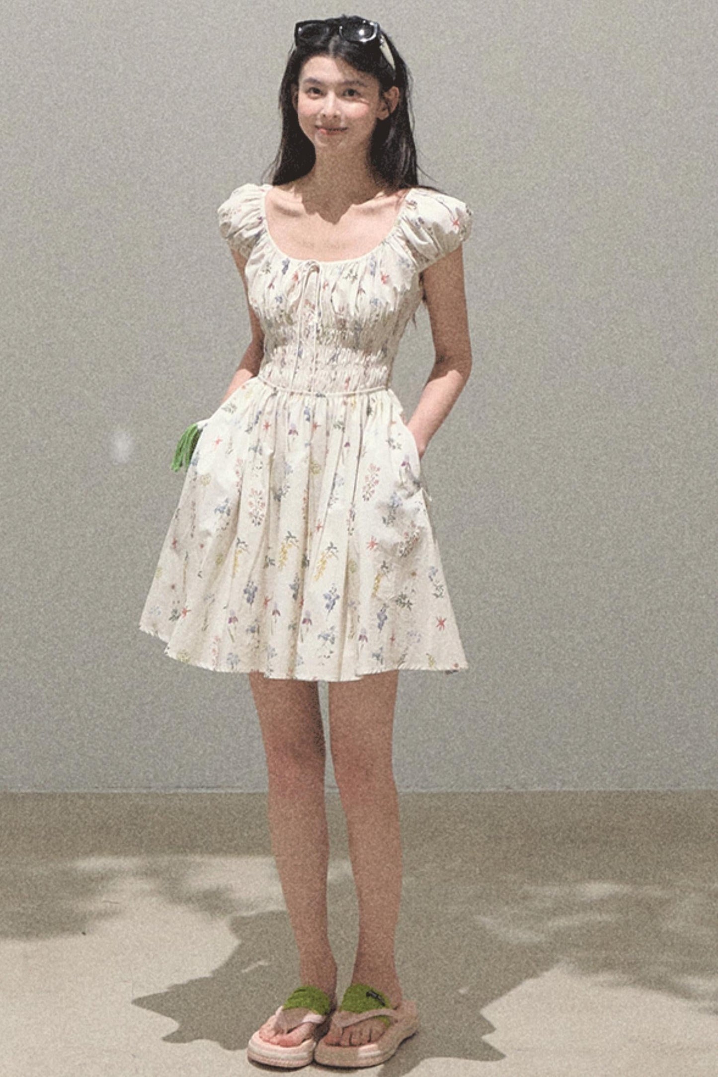 Blissful Tomato Leaf Dress