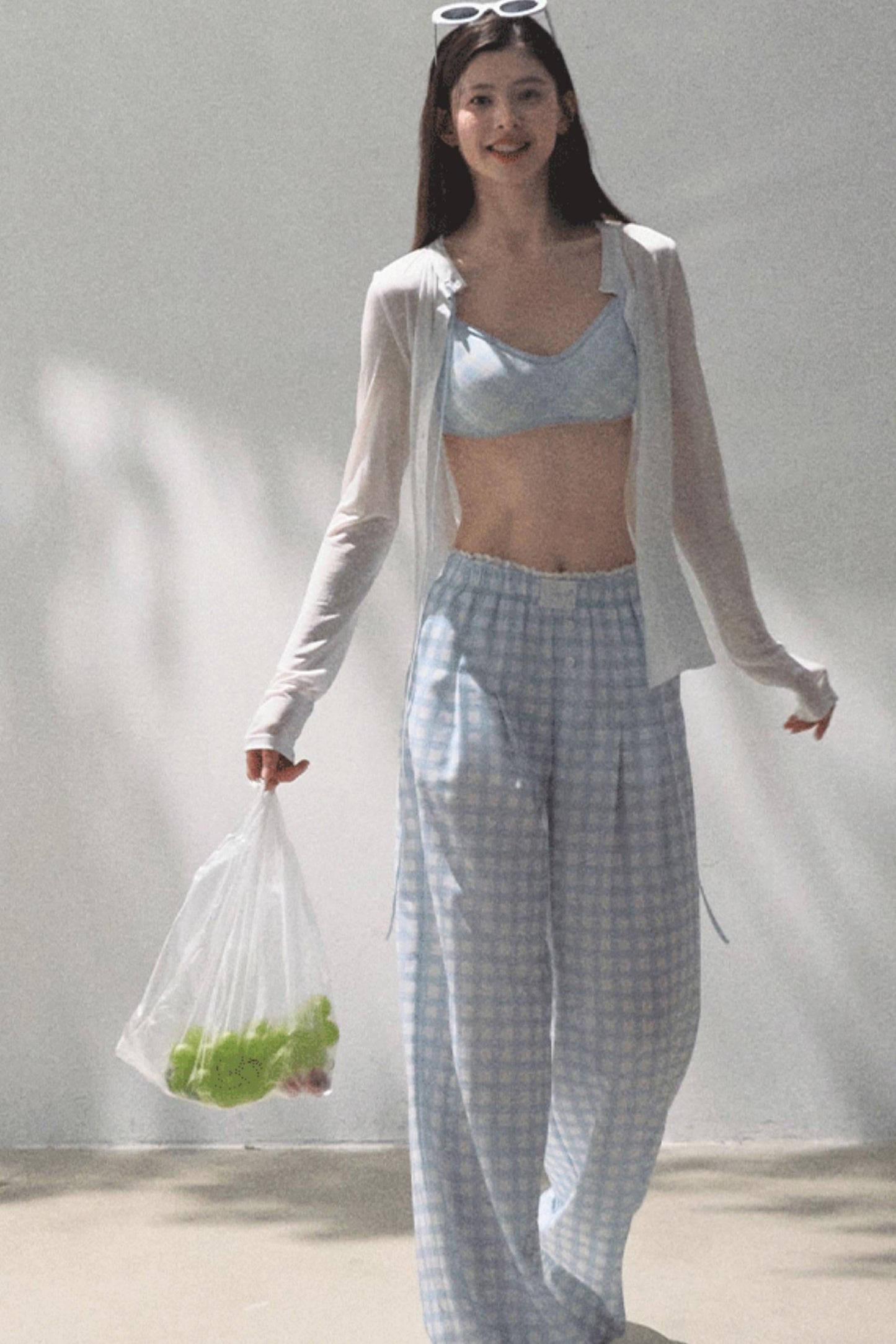 Stretch Chambray Camisole Set