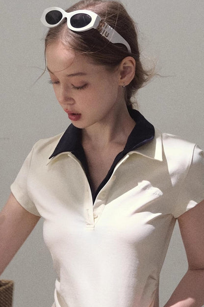 Vintage Lace Poncho Polo Skirt Set-Up