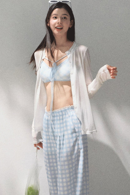 Wide-Leg Tencel Hemp Pants