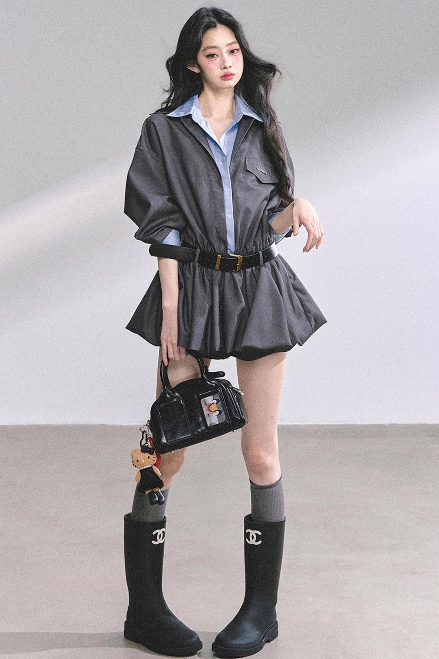 Autumn Bud Slim Dress Set-Up