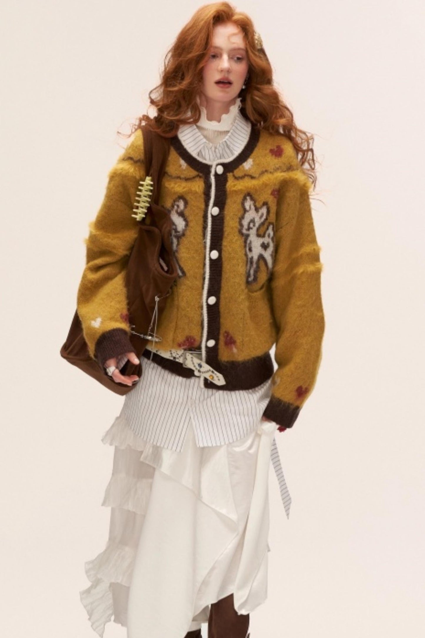 Cute Butterfly Fawn Cardigan