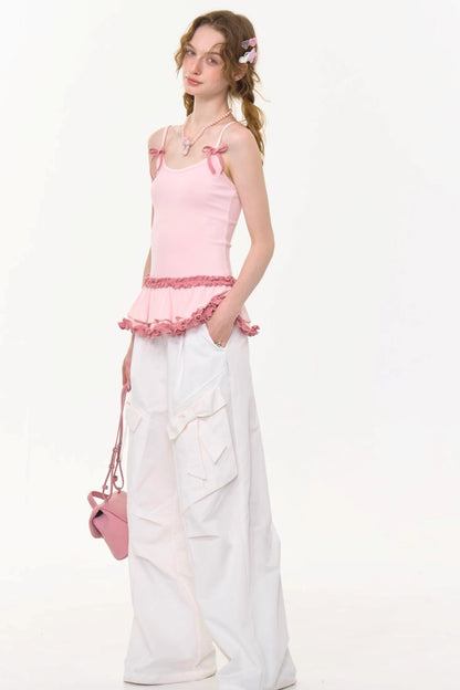 Summer Lace Knit Camisole