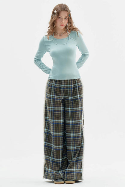 American Retro Knitted Shirt