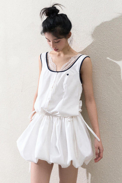 Sporty Chic Bud Skirt Dress