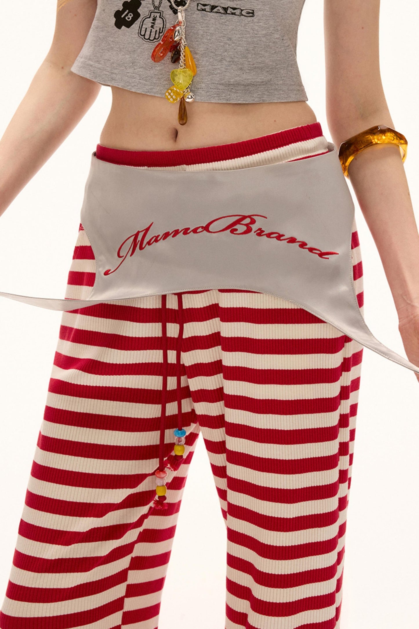 Embroidered Pants Apron