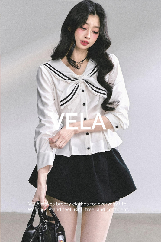Autumn Navy Top