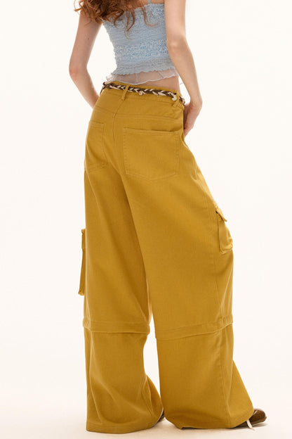 Yellow Summer Work Pants