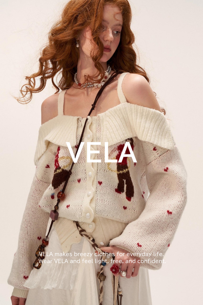 Long-Sleeved Knit Top