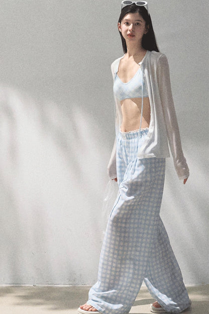 Stretch Chambray Camisole Set