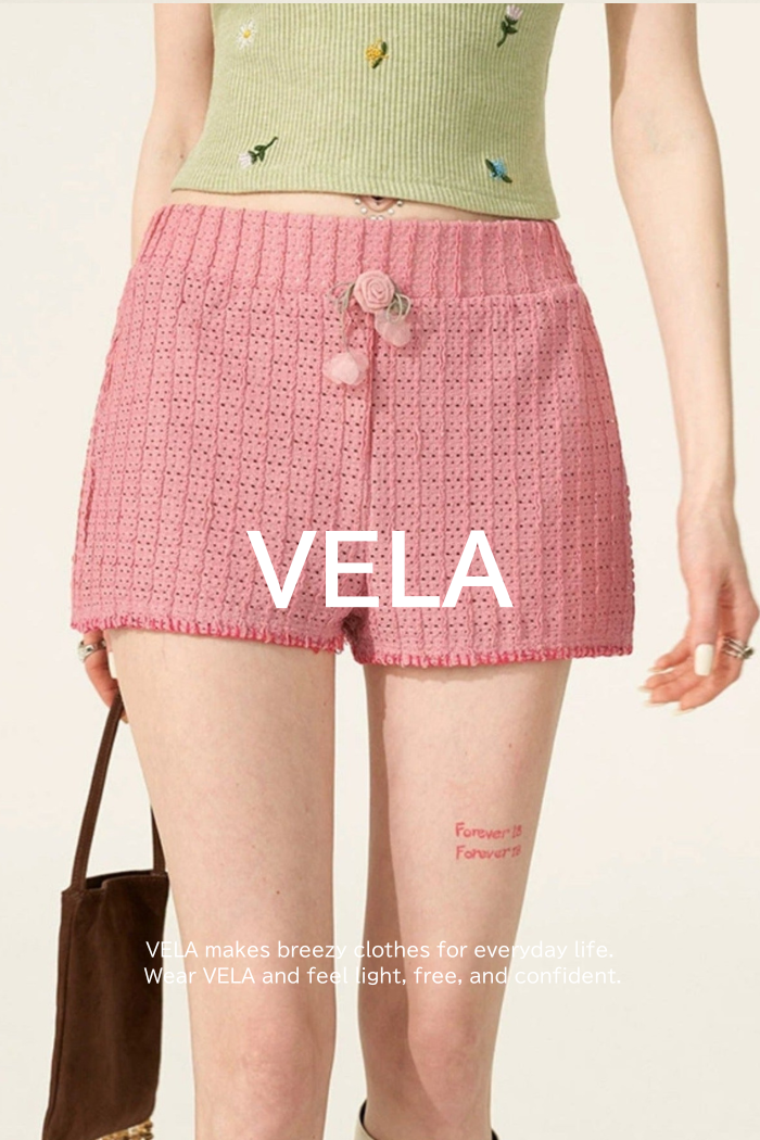 Flower Dots Texture Shorts Trend Loose Pants