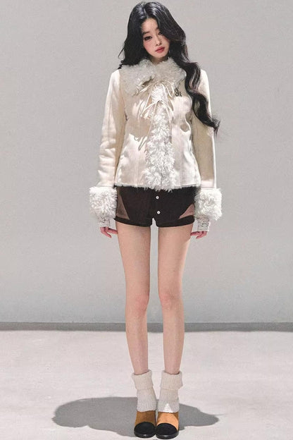 Black Autumn A-Line Shorts