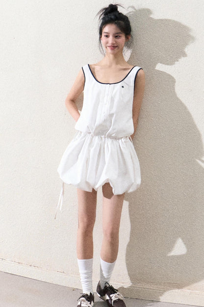 Sporty Chic Bud Skirt Dress