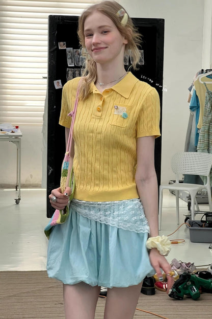 Summer Slim Fit Polo Tee