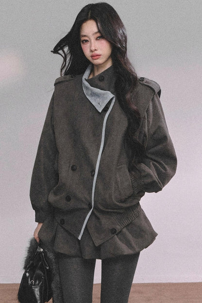 French Autumn Blazer Suit Set-Up