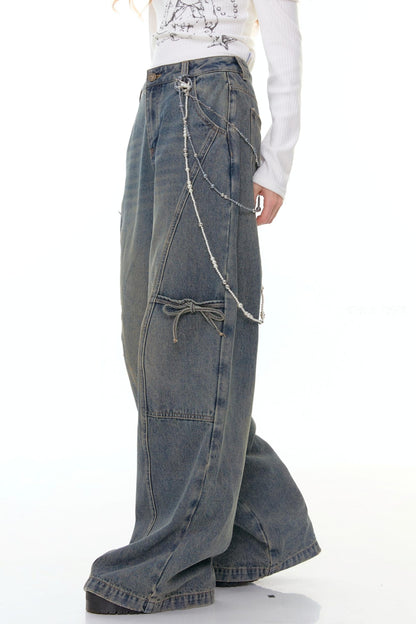 Denim Asymmetry Fit Pants