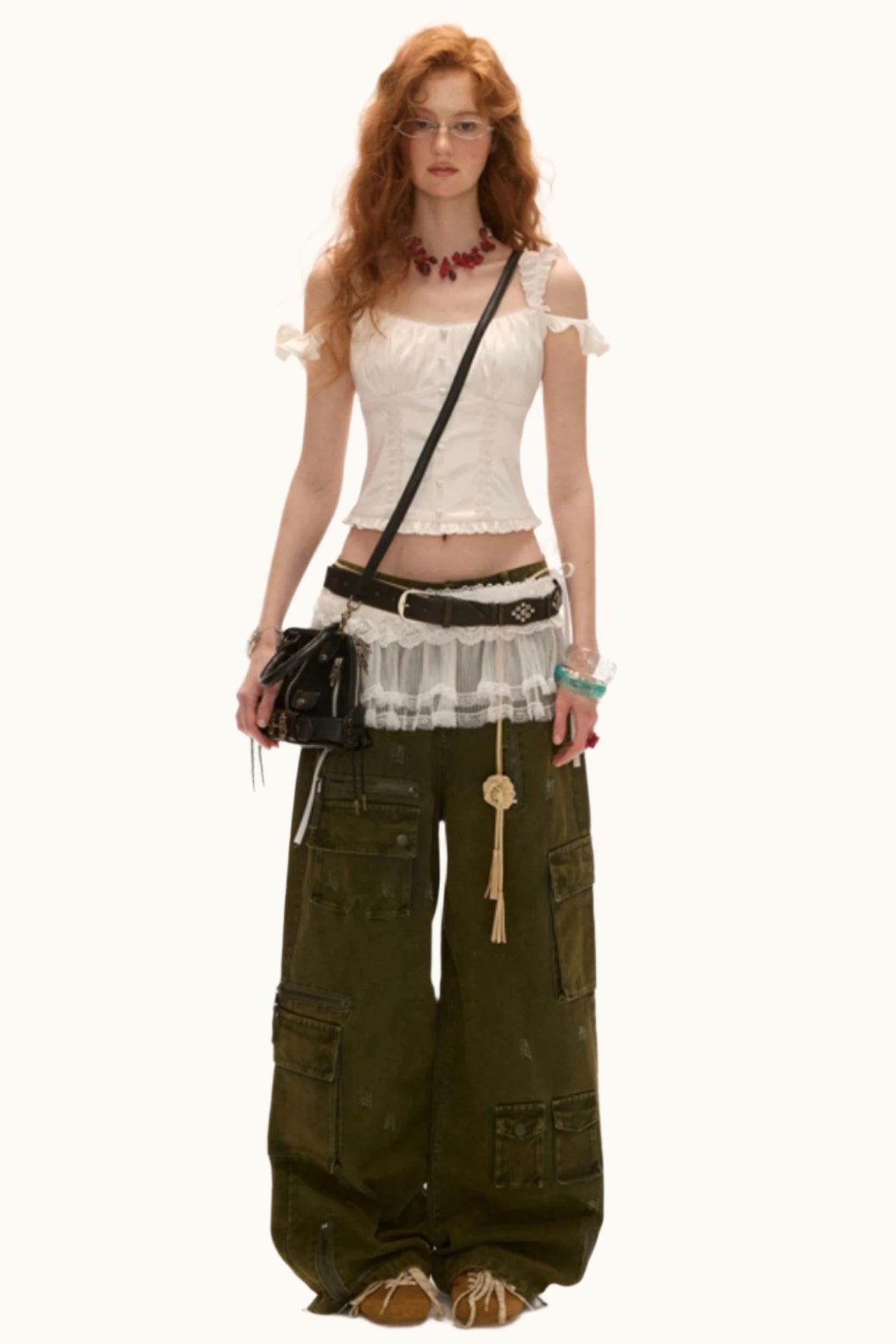 Summer Satin Pleated Camisole