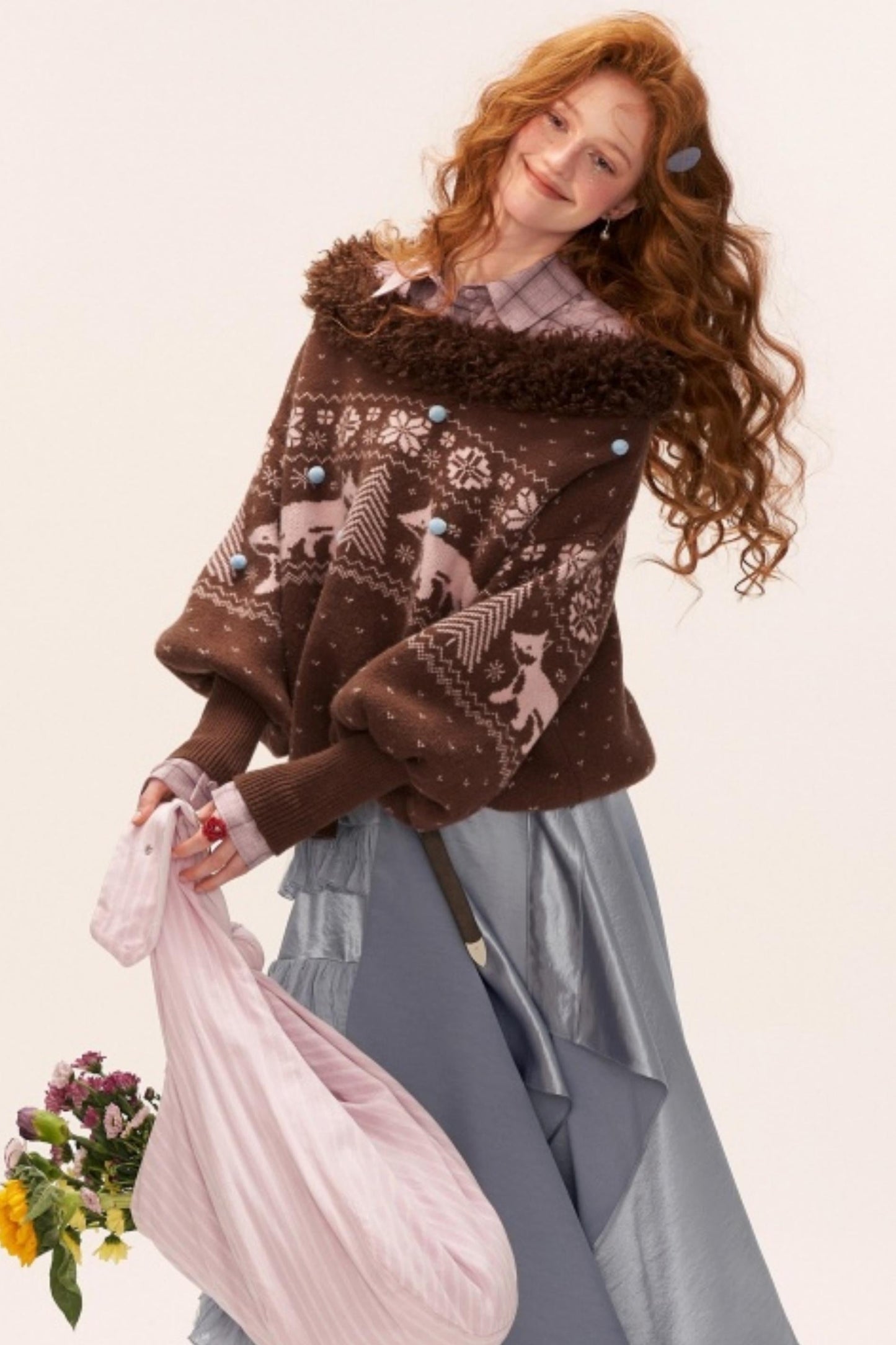 Fox Fair Island Knitted Sweater