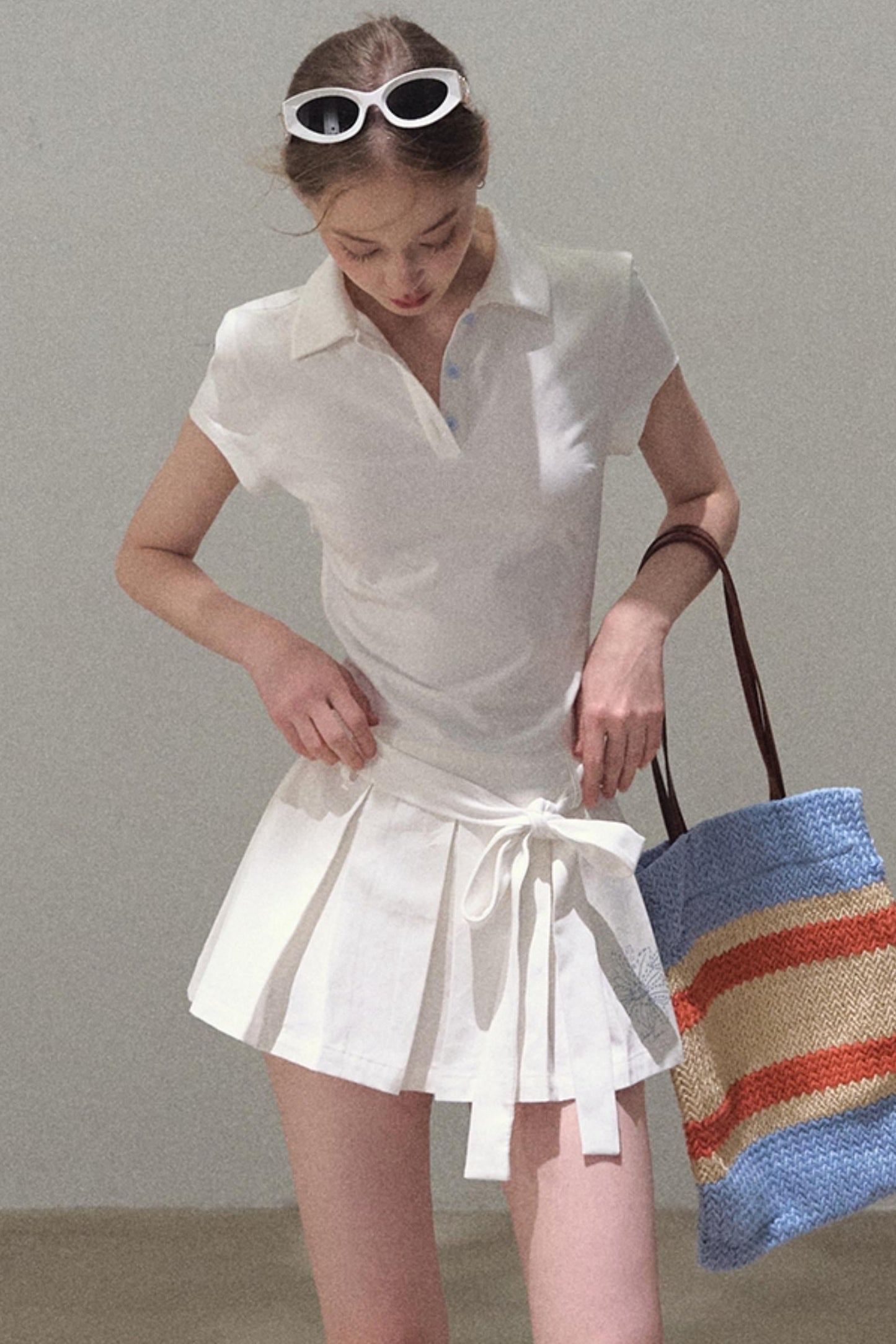 Cool Cotton Polo Skirt Set-Up