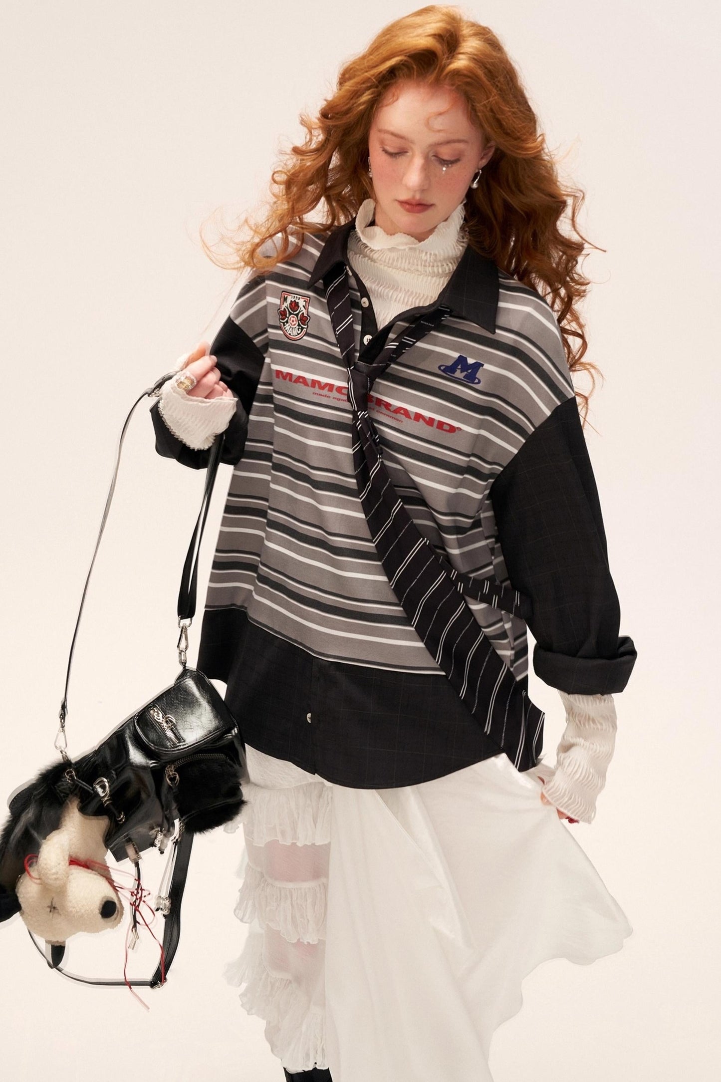 Vintage Striped Polo Shirt