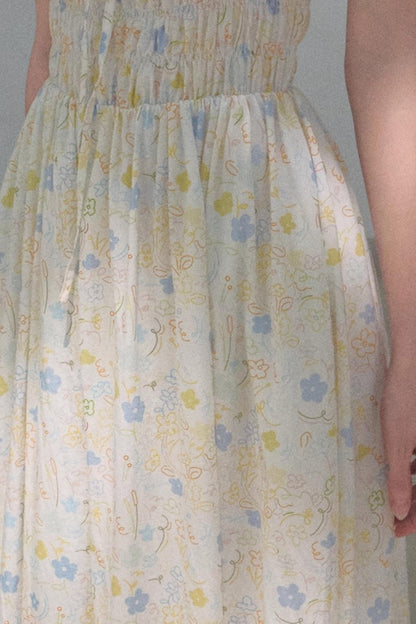 Bubbling Soda Printed Slip Dress