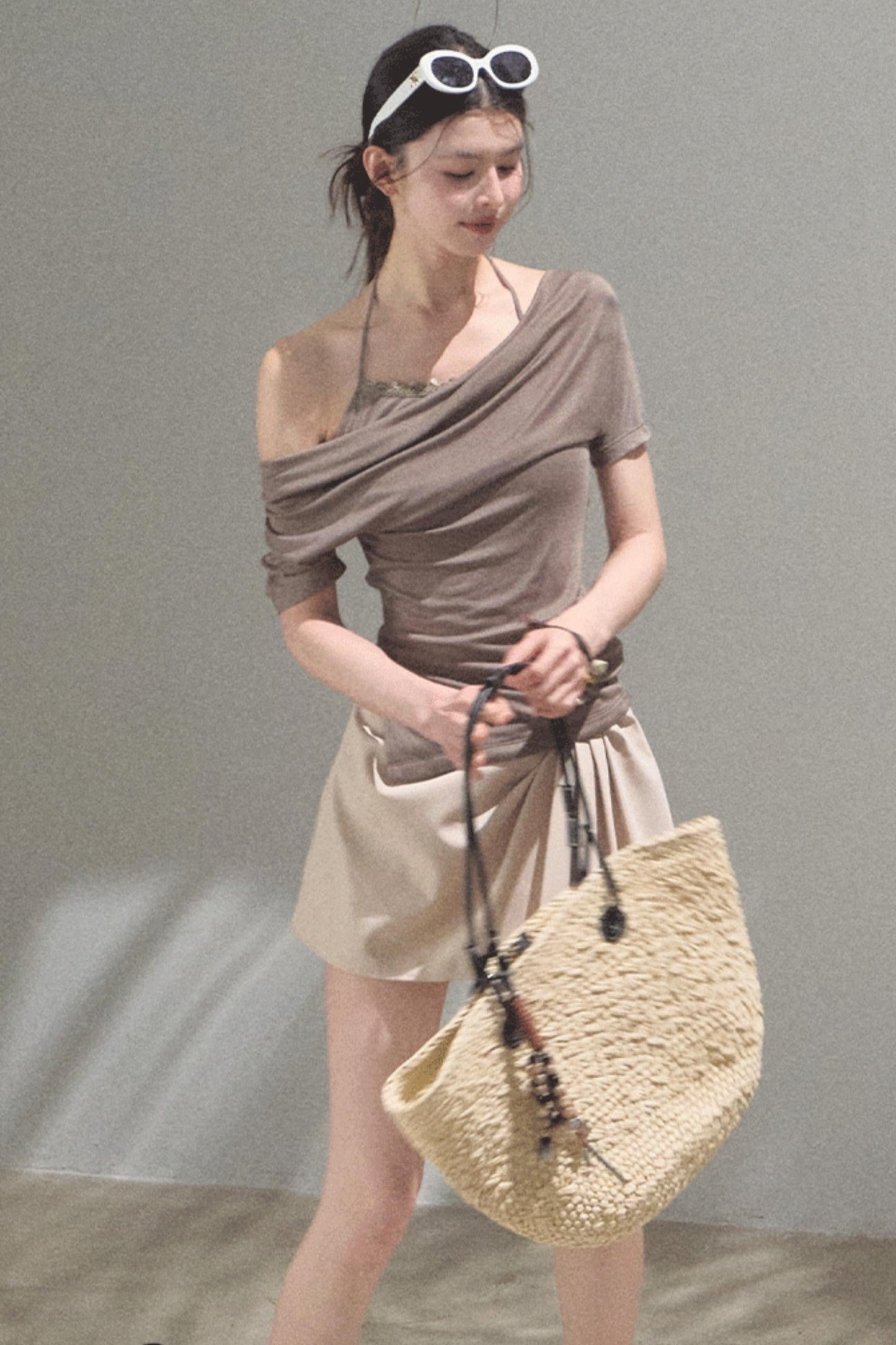 Desert One-Shoulder Top