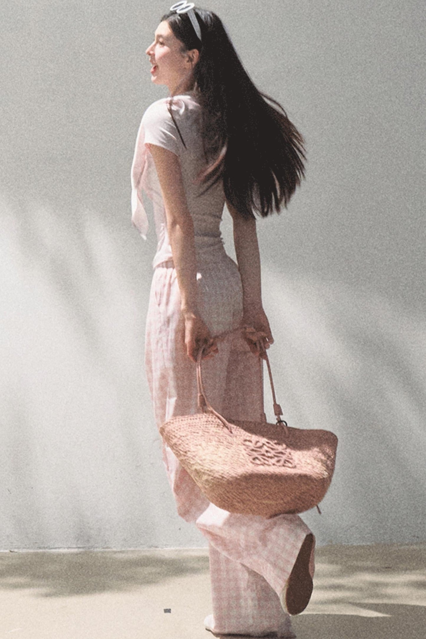 Wide-Leg Tencel Hemp Pants