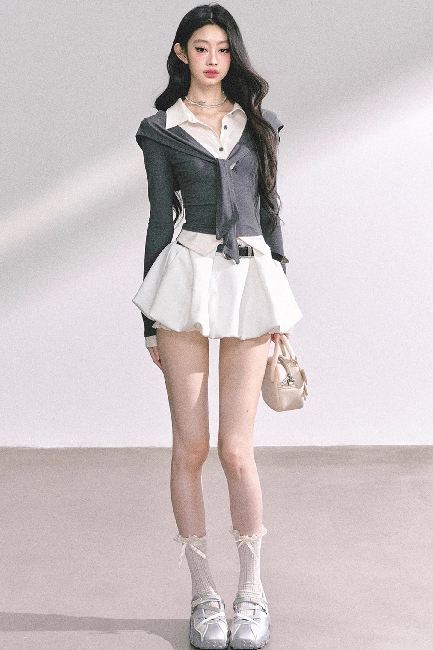 Autumn Waist Slimming Long-Sleeved Tops