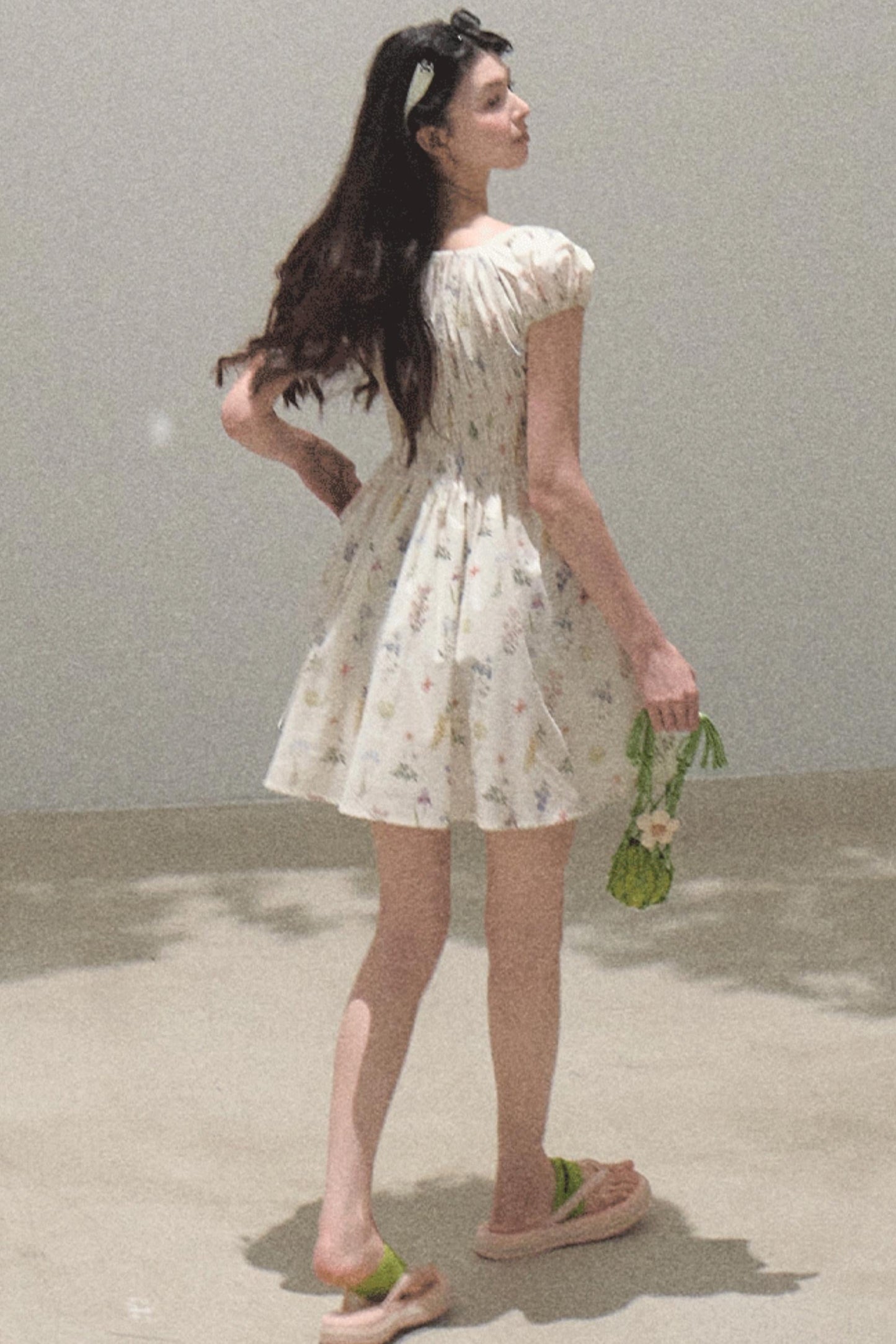 Blissful Tomato Leaf Dress