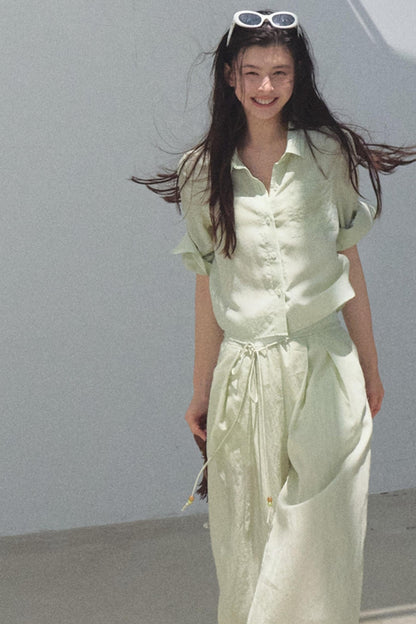 Lake Lyocell Beaded Shirt