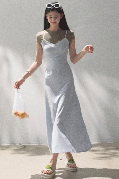 Waist-Cinching Crocodile Dress