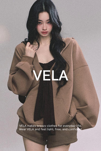 Autumn Hooded Three-Piece Set-Up