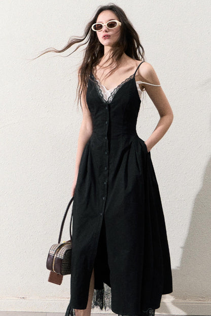 Elegant Waist Slip Dress