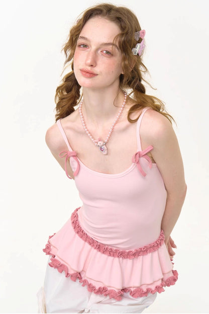 Summer Lace Knit Camisole